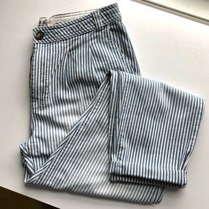 We The Free Blue Striped Pants